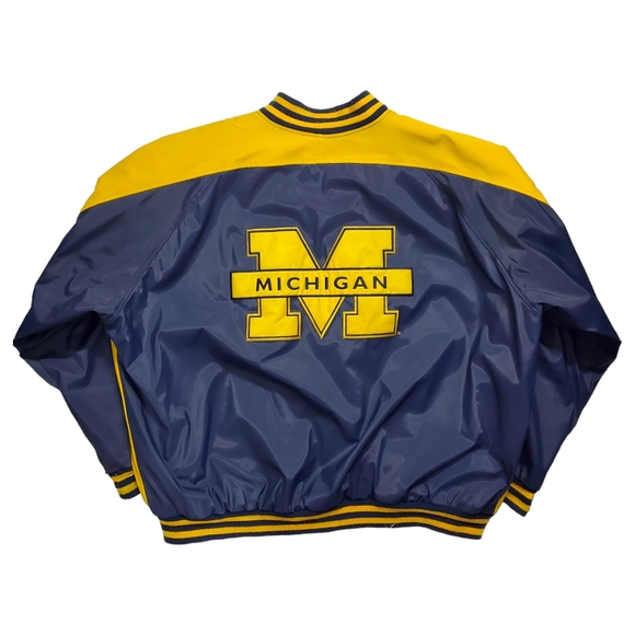 Vintage MICHIGAN WOLVERINES Jacket Coat STEVE & BARRY’s Collegiate - Picture 9 of 13